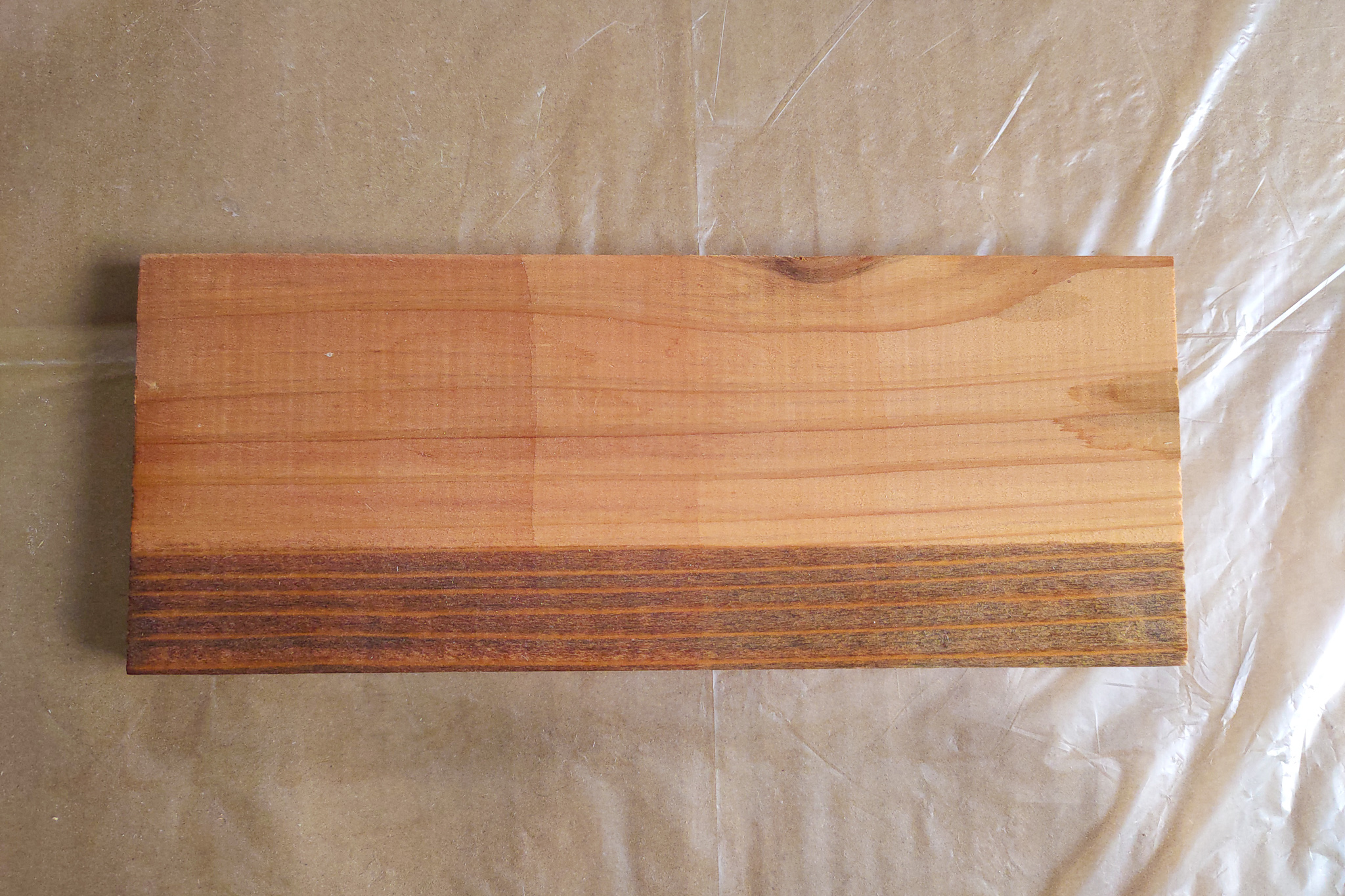 柿渋で木材を塗装する | なんか、ちょこっと＋